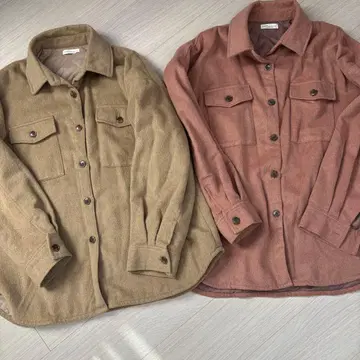 충전솜 셔츠 아우터 자켓 점퍼 2세트