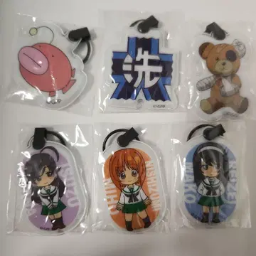 걸즈 & 판처 LED 키링 6개 세트