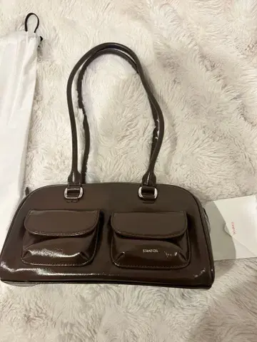 STAND OIL 브라운 핸드백