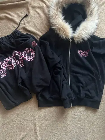 9090 퍼 후드티 셋업 레어