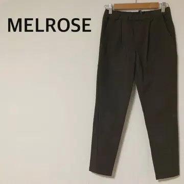 멜로즈 테이퍼드 팬츠 아름다운 실루엣 카키