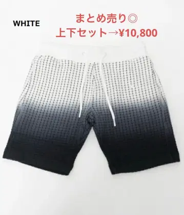 1PIU1UGUALE3 RELAX 그라데이션 와플 하프 팬츠