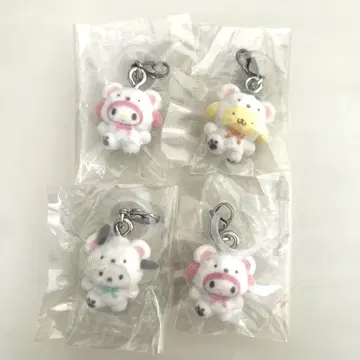 산리오 Sanrio 마이멜로디 메지루시 액세서리 가챠 복슬복슬 스노우
