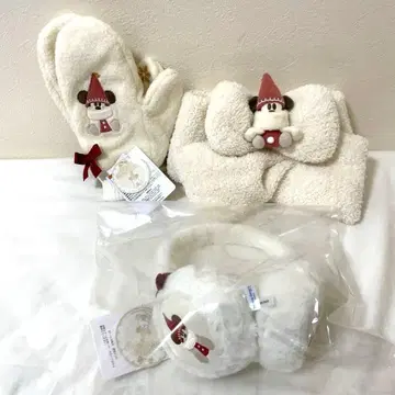 릴린린 크리스마스 미튼 & 머플러 & 귀도리 도쿄 디즈니 리조트