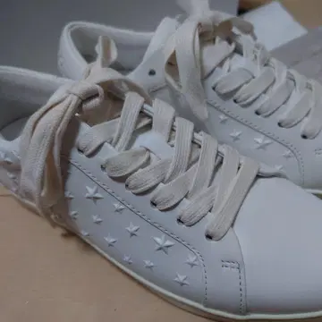JIMMY CHOO 화이트 스니커즈