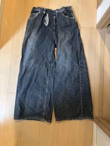 JOHN LAWRENCE SULLIVAN 와이드 레그 청바지 M