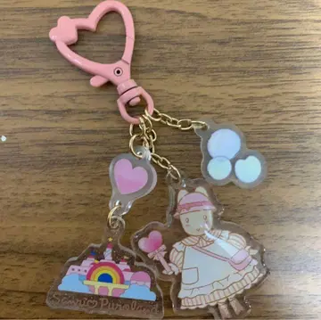 산리오 퓨로랜드 마론 크림 아크릴 키링