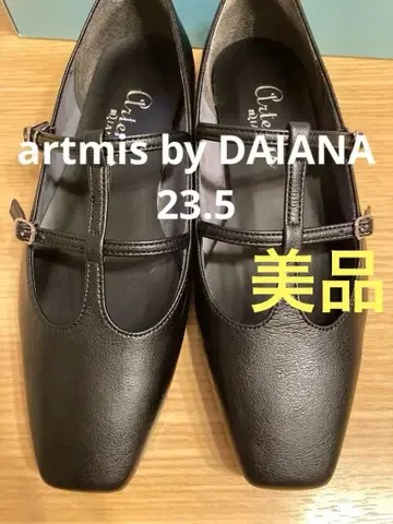 artemis byDIANA 멜리 플랫슈즈/23.5/블랙