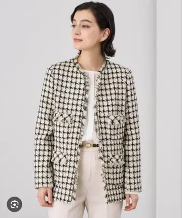 ANAYI 트위드 자켓 36 4포켓