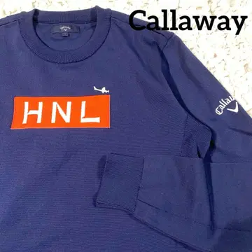 [새상품급] Callaway 골프 스웨터 L 니트 일본제 크루넥