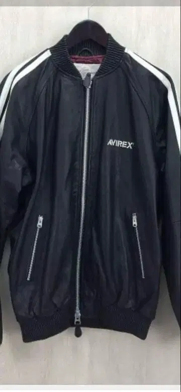 아비렉스 가죽 트랙 자켓