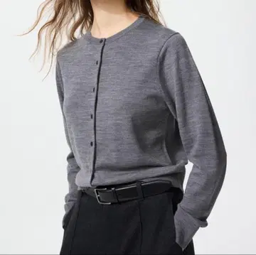 [ UNIQLO ] 메리노 크루넥 가디건