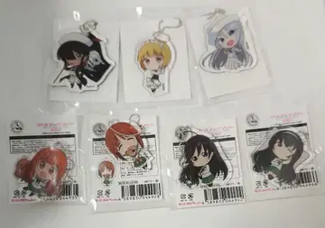 걸즈 & 판처 최종장 아크릴 키링 7개 세트