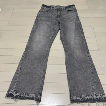 ZARA 그레이 부츠컷 데님 40