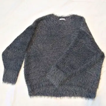 le.coeur blanc 라메 믹스 그레이 스웨터