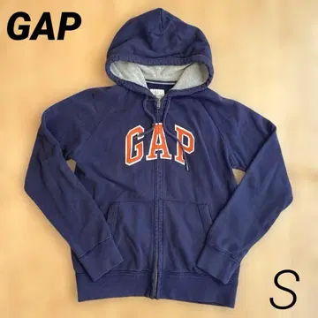 GAP 갭 로고 집업 후드티 네이비 S