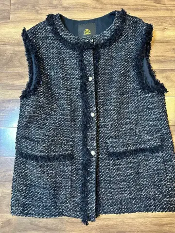 Drawer 슬리브리스 트위드 베스트 38