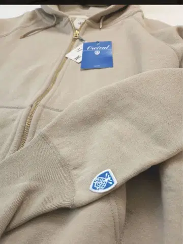 새상품 미사용 오르치발 프렌치 테리 지퍼 샌드 베이지 5