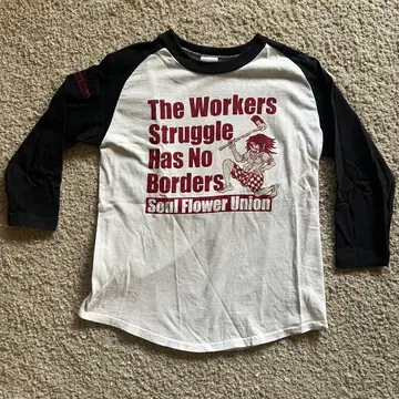 SOUL FLOWER UNION 래글런 T셔츠 소울 플라워 유니온