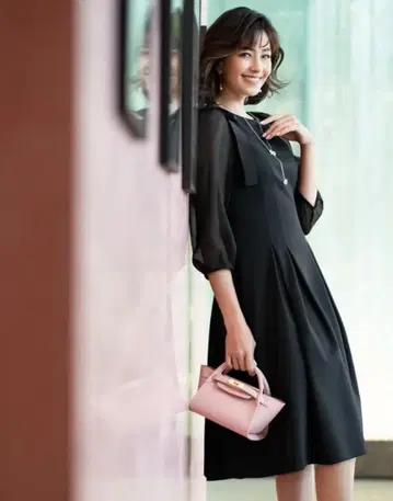 엠즈 그레이시(M'S GRACY) 카탈로그 게재 원피스 7부 소매