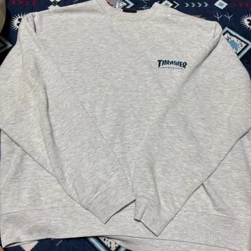 THRASHER 그레이 맨투맨 S 사이즈