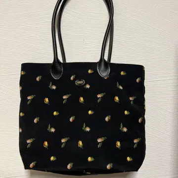 FEILER 꽃무늬 토트백 블랙
