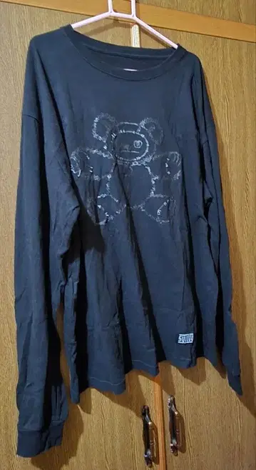 syudou 노골곰 롱T BLACK XL