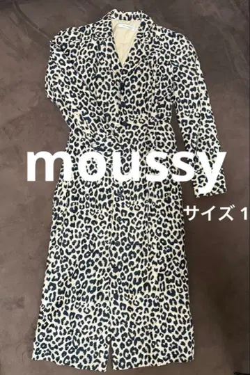 moussy 코트 / 레오파드 무늬 / 사이즈 1