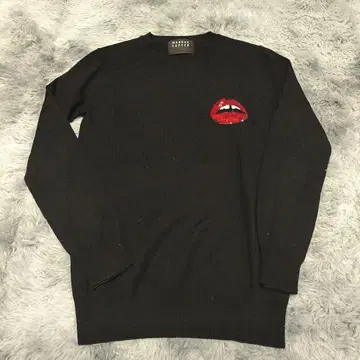 MARKUS LUPFER 블랙 니트 스웨터 마커스 루퍼 XS 울