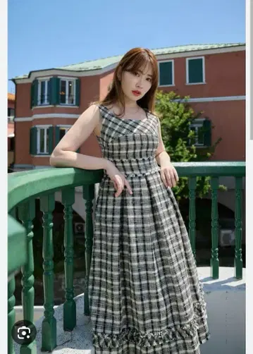 herlipto Summer Tweed Midi Dress M 사이즈
