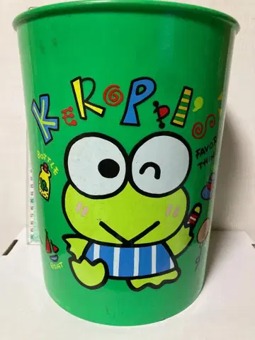 레트로 레어 산리오 케로케로케로피 쓰레기통 소품함 더스트 박스