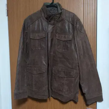 FLAVOR 브라운 스웨이드풍 자켓 L