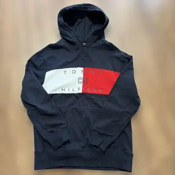 TOMMY HILFIGER 후드 부착 후드티 S 사이즈 네이비