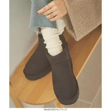 블랙 어그 부츠