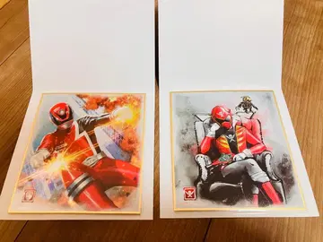 슈퍼 전대 색지 ART 빅 레드 고카이 레드