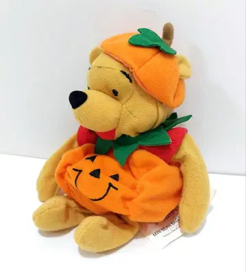 레트로 디즈니 호박 푸우 봉제 인형