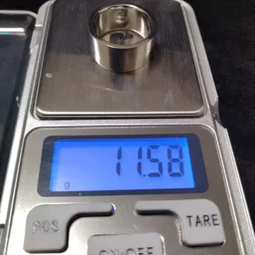 925 실버 평반지 18호