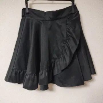 HELL CAT PUNKS 프릴 에이프런 플레어 스커트