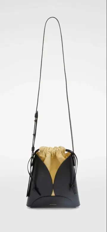Jil Sander Curve 숄더백 블랙/옐로우 컬러