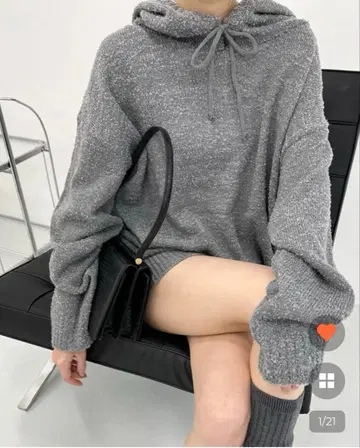 nugu uloi 후드 니트