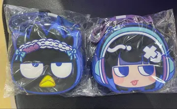 ano x 배드마츠마루 플래티넘 잡화 숄더 포함 실리콘 파우치 2종 세트