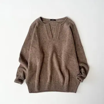 저널 스탠다드 MUSIC 카프탄 풀오버 니트 V 캐시미어 혼방