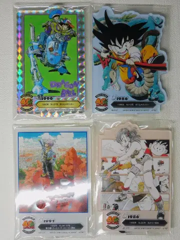 드래곤볼 제일복권 40주년 아크릴 스탠드 4개 세트