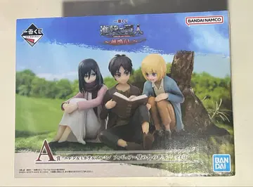 진격의 거인 제일복권 땅울림 A상 엘렌&미카사&아르민 피규어