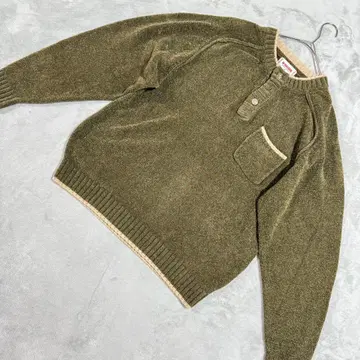 [ 고품질 ] 맥그리거 몰 니트 풀오버 M 올리브 계열