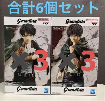 진격의 거인 Grandista 리바이 엘렌 피규어 6체 세트