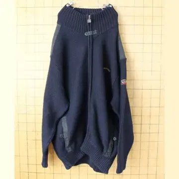 이탈리아제 PAUL&SHARK 집업 울 가디건 M aw138