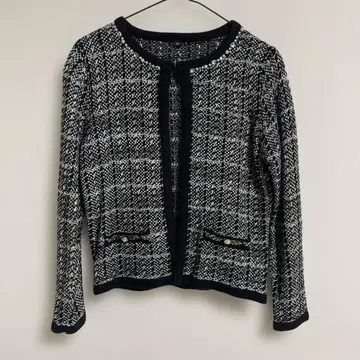 체크 무늬 가디건 ( M size )