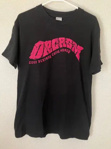 미도리 밴딩 T셔츠 고토 마리코 블랙