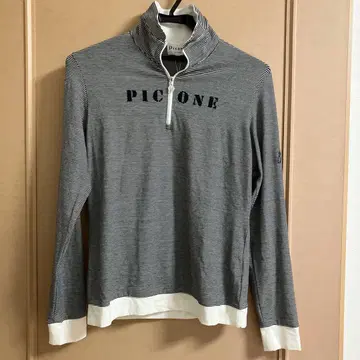 새상품 Picone 스트라이프 집업 셔츠 01